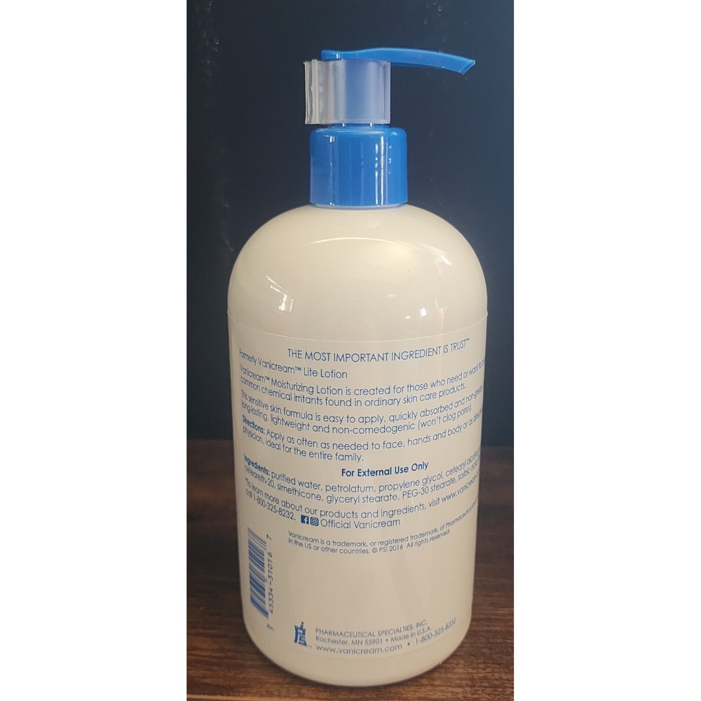 Vanicream Lotion with Pump | Fragrance and Gluten Free | For Sensitive Skin 16oz - Picture 3 of 3